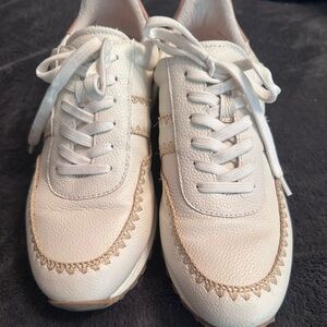 Dolce Vita Cream and Tan Sneakers